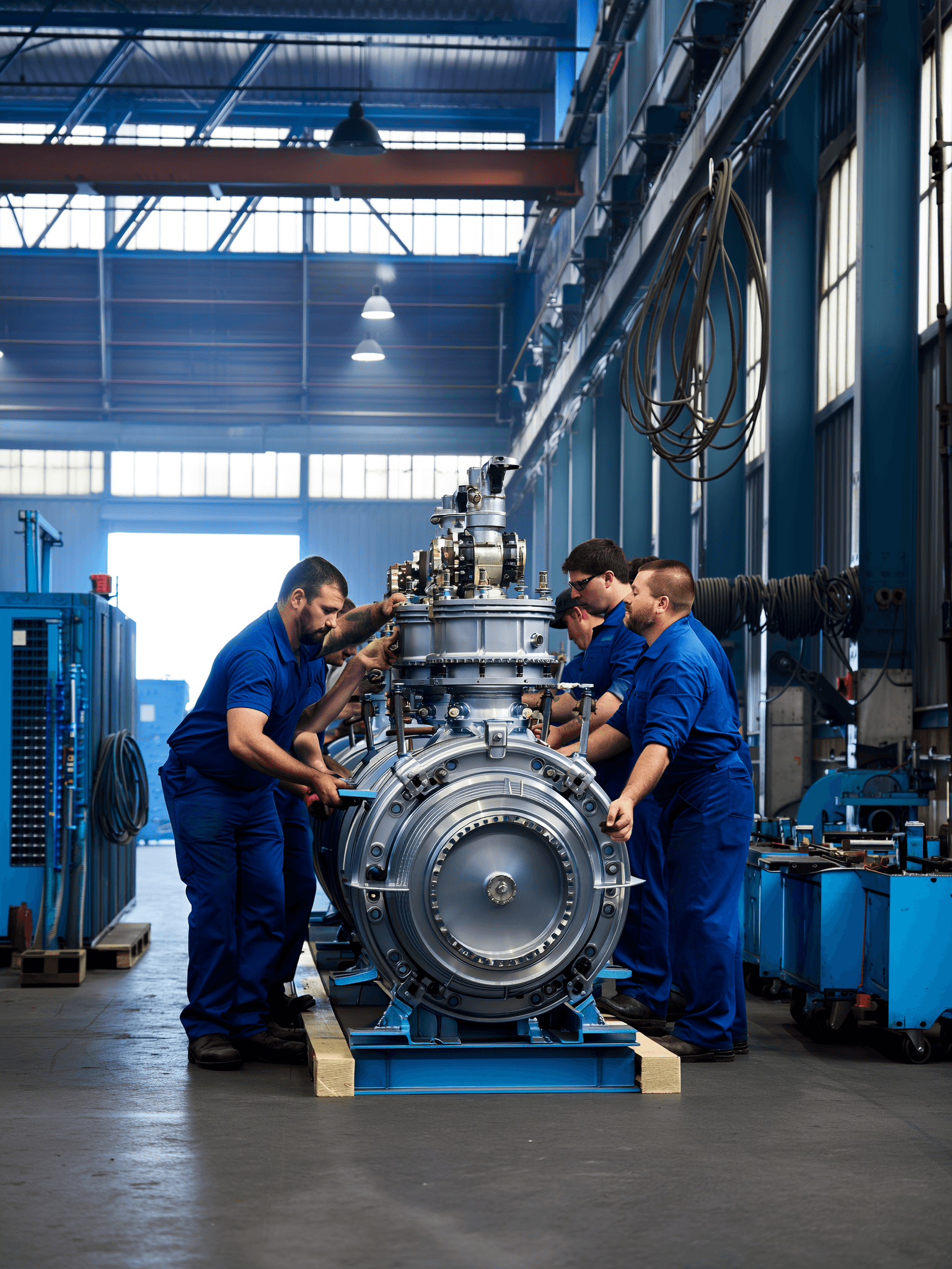 Whole house generator installation